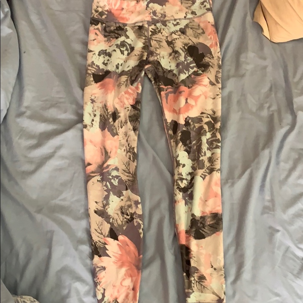 Floral yoga pants